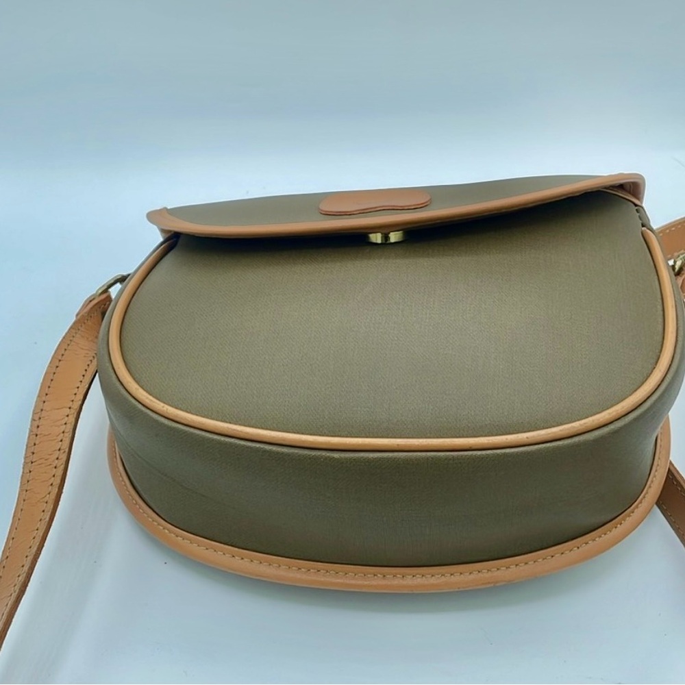 CHRISTIAN DIOR **Vintage** Olive Green 💚 and Tan Women's Crossbody Bag 🏹 EUC ♥️ - Picture 8 of 9